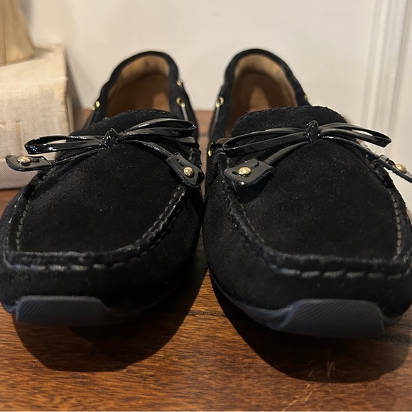 Clarks Artisan Dunbar Cruiser Moccasin black suede leather loafers size 9M - Picture 6 of 8